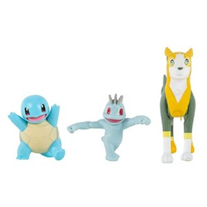 Pokemon Battle Figure Pack Boltund Squirtle Machop